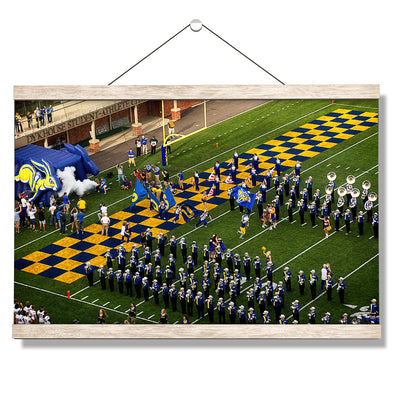 South Dakota State - Jackrabit Grand Entrance DJD Stadium - College Wall Art #Hanging Canvas