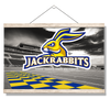 South Dakota State Jackrabbits - Jackrabbits Checkerboard End Zone - College Wall Art #Hanging Canvas