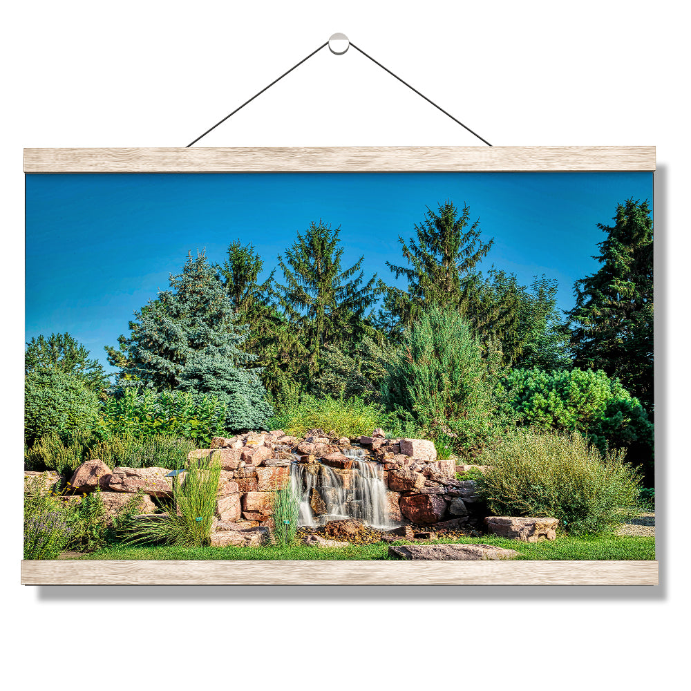 South Dakota State Jackrabbits - McCrory Gardens Waterfall - College Wall Art #Canvas
