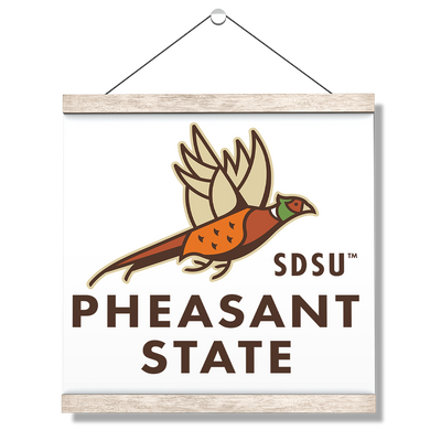 South Dakota State Jackrabbits - Pheasant State Logo - College Wall Art #Hanging Canvas