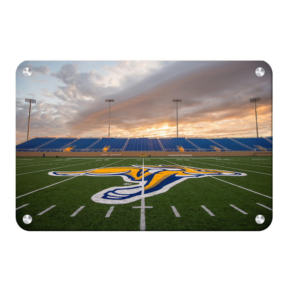 South Dakota State - Jackrabit Sunset - College Wall Art #Canvas