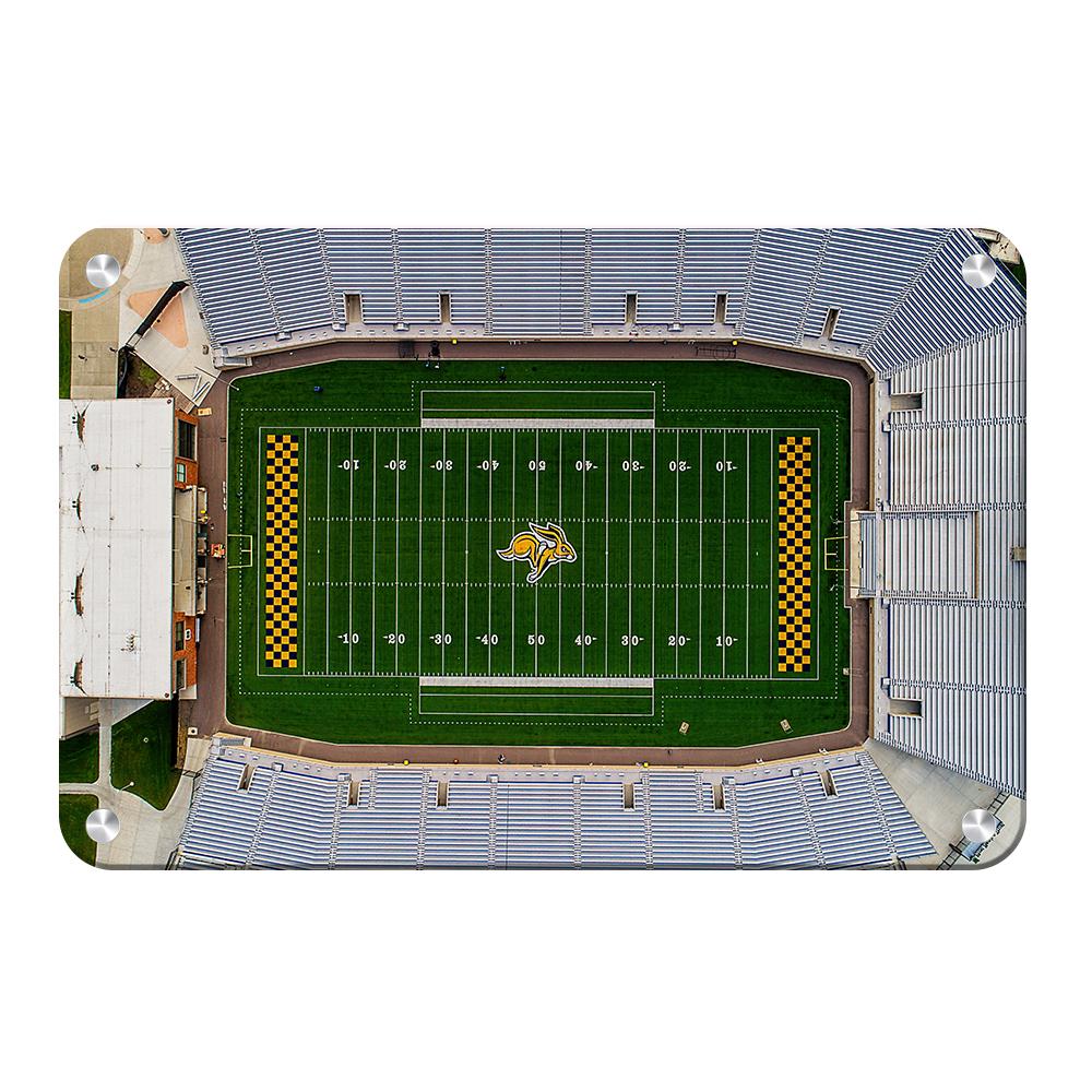 South Dakota State Jackrabbits - DJD Stadium Aerial - College Wall Art #Canvas