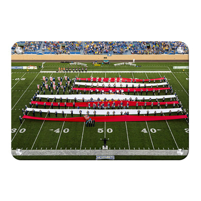 South Dakota State Jackrabbits - Red, White, and Blue DJD Stadium - College Wall Art #Metal