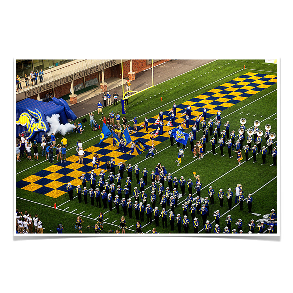 South Dakota State - Jackrabit Grand Entrance DJD Stadium - College Wall Art #Canvas