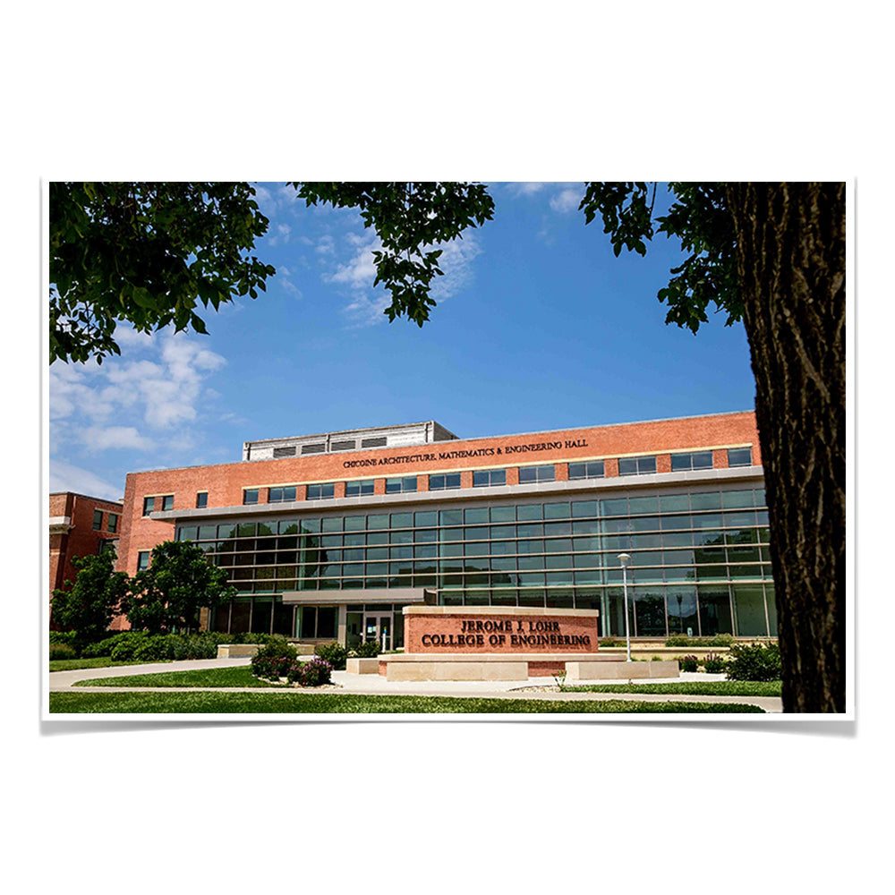 South Dakota State Jackrabbits - Chicoine Architecture, Mathmatics & Engineering Hall - College Wall Art #Canvas