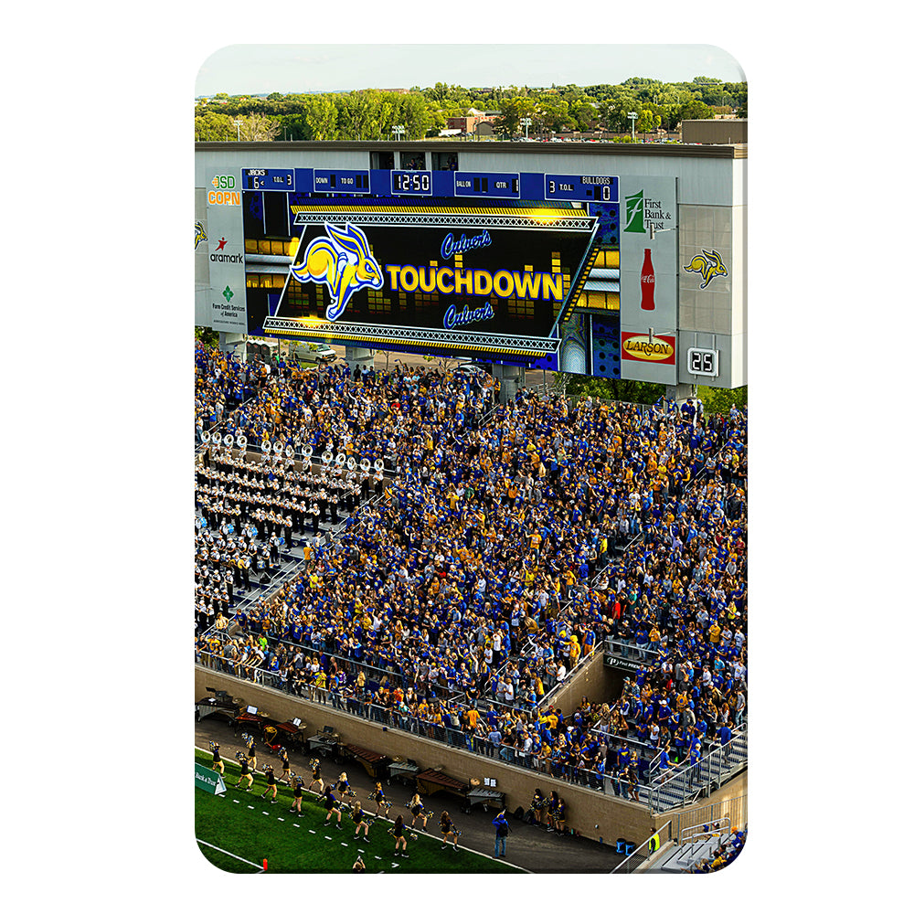 South Dakota State Jackrabbits - Touchdown Jackrabbits - College Wall Art #Canvas