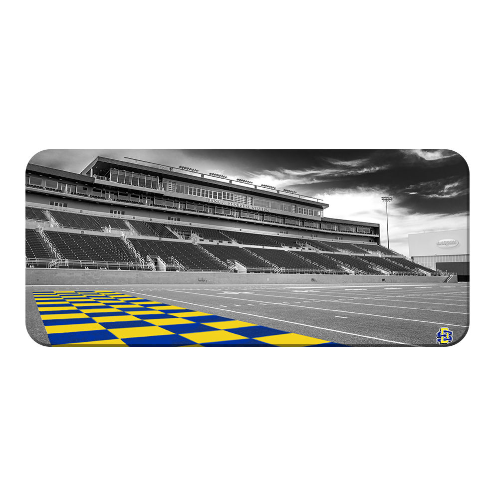 South Dakota State Jackrabbits - Checkerboard End Zone Pano - College Wall Art #Canvas