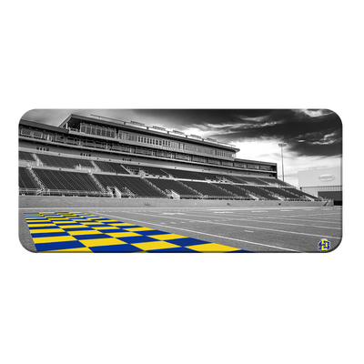 South Dakota State Jackrabbits - Checkerboard End Zone Pano - College Wall Art #PVC