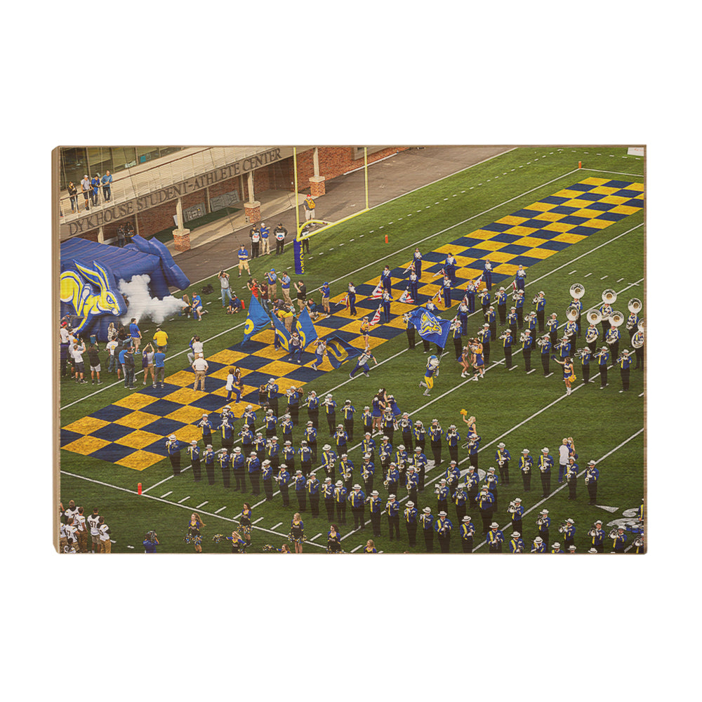 South Dakota State - Jackrabit Grand Entrance DJD Stadium - College Wall Art #Canvas