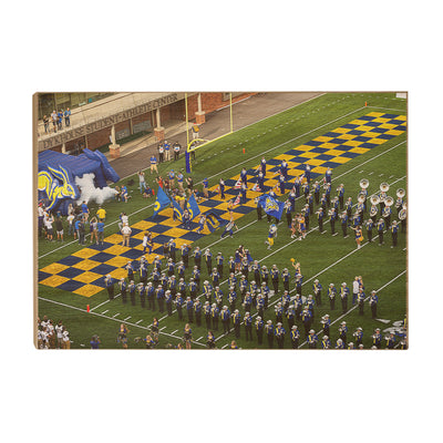 South Dakota State - Jackrabit Grand Entrance DJD Stadium - College Wall Art #Wood