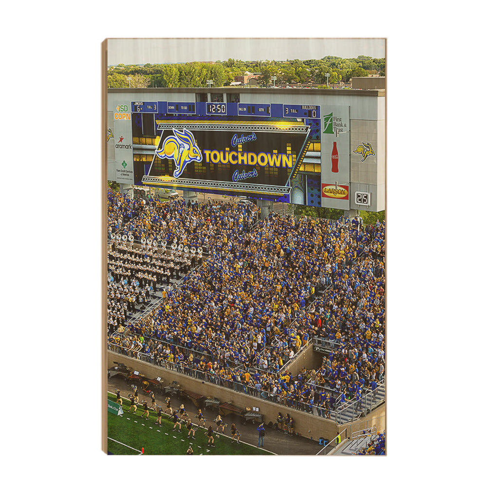 South Dakota State Jackrabbits - Touchdown Jackrabbits - College Wall Art #Canvas