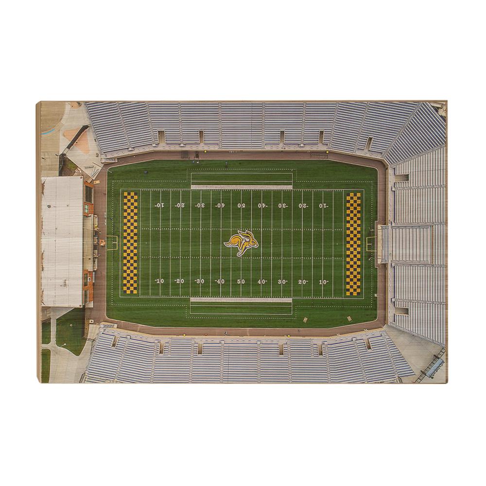 South Dakota State Jackrabbits - DJD Stadium Aerial - College Wall Art #Canvas