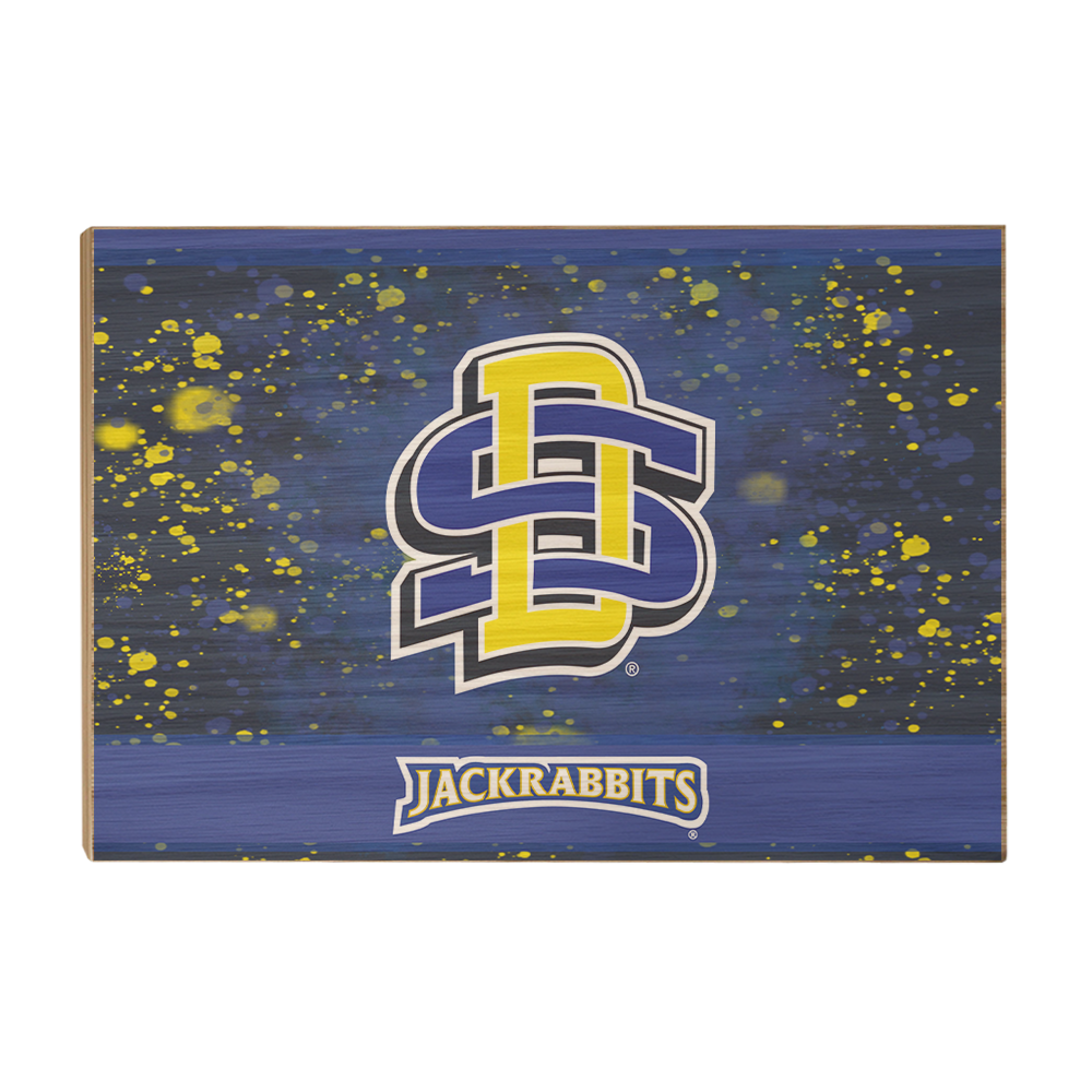 South Dakota State Jackrabbits - SDSU Jackrabbits Colors - College Wall Art #Wood