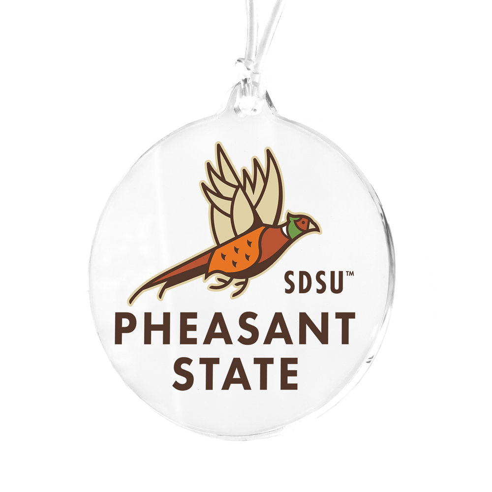South Dakota State Jackrabbits - Pheasant State Logo Ornament & Bag Tag