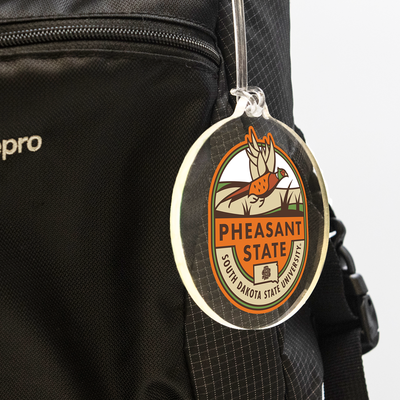 South Dakota State Jackrabbits - Pheasant State Shield Ornament & Bag Tag