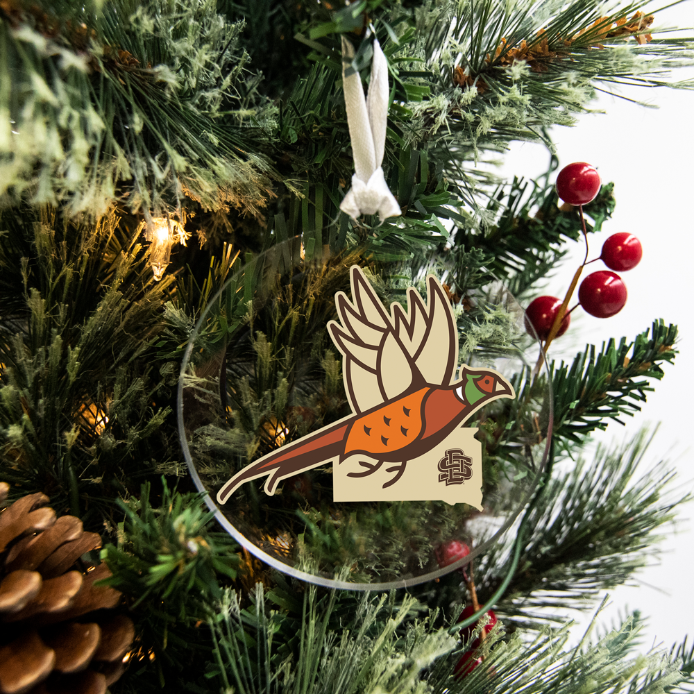South Dakota State Jackrabbits - Pheasant State SDSU Ornament & Bag Tag