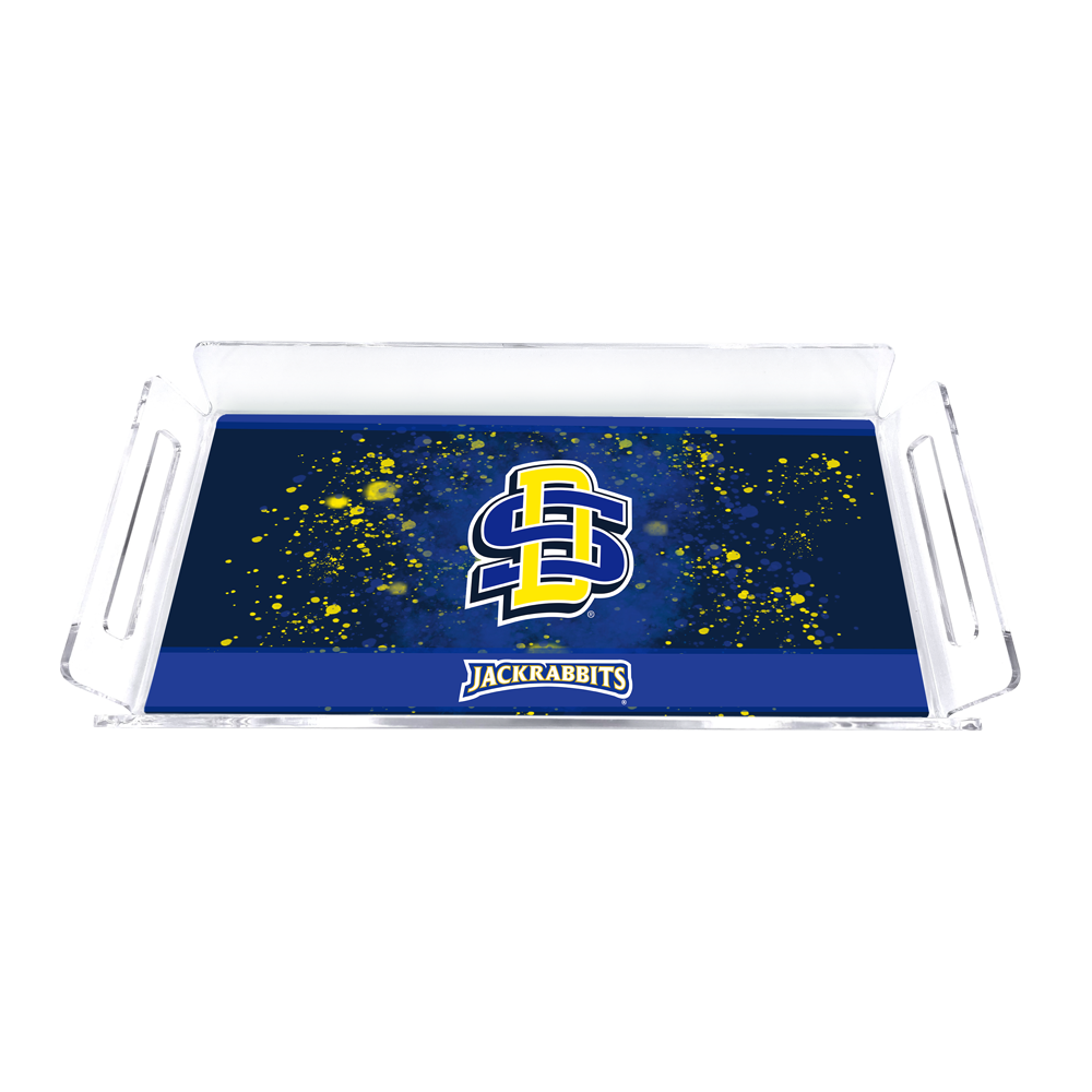 South Dakota State Jackrabbits - SDSU-Jackrabbits-Colors Decorative Serving Tray