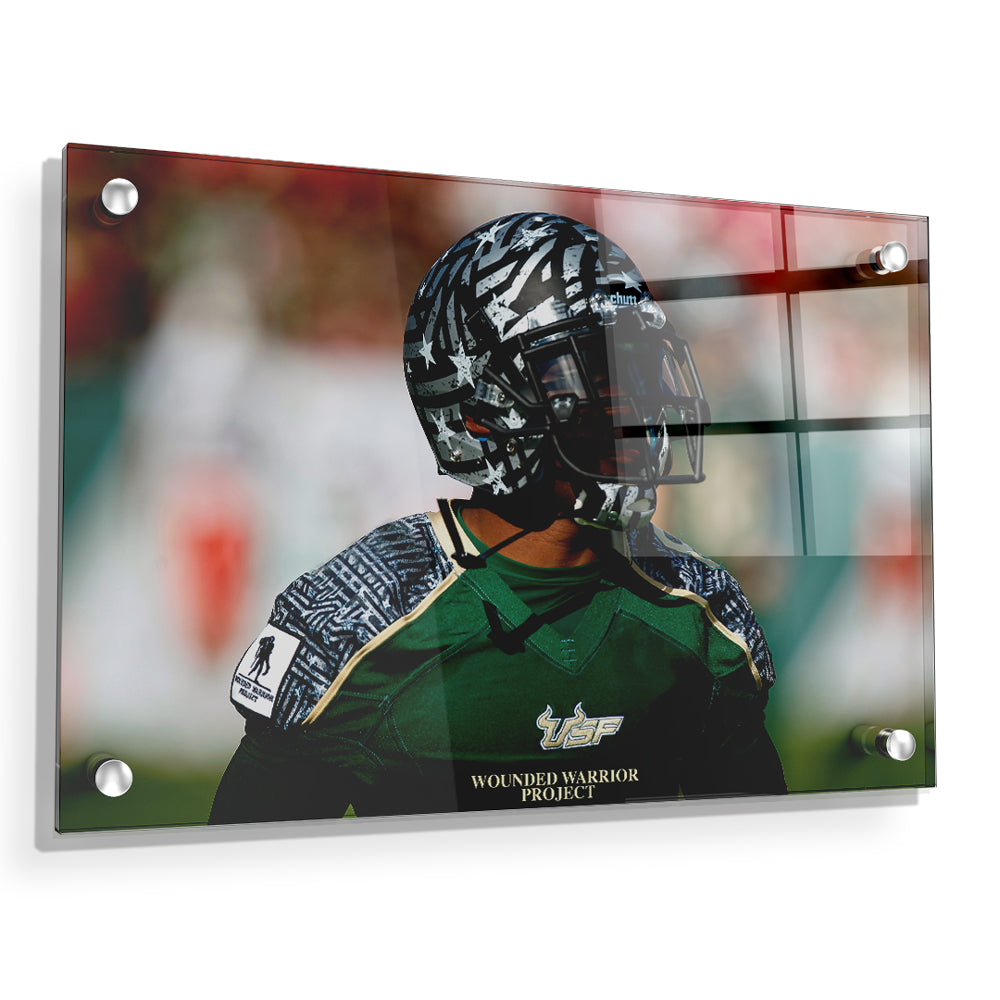 USF Bulls - Wounded Warrior Project - College Wall  Art #Canvas