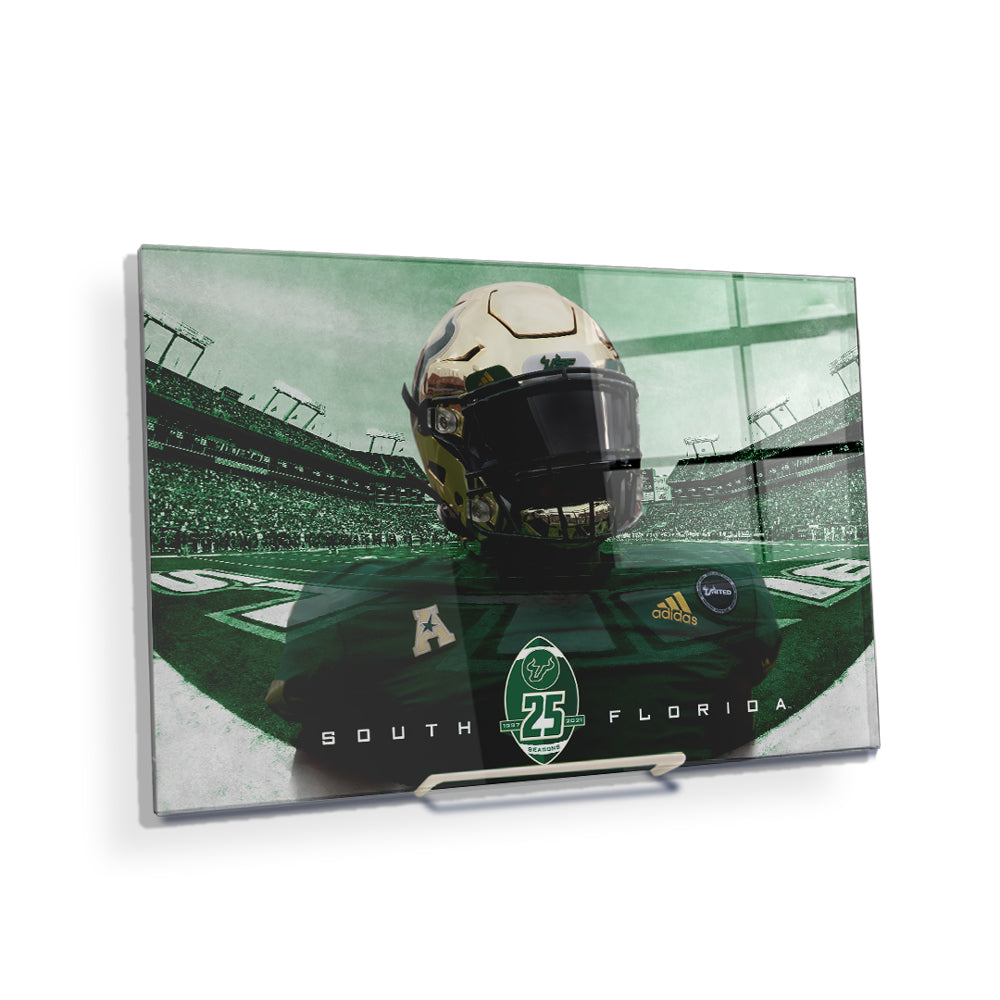 USF Bulls - South Florida 25 Years - College Wall Art #Canvas
