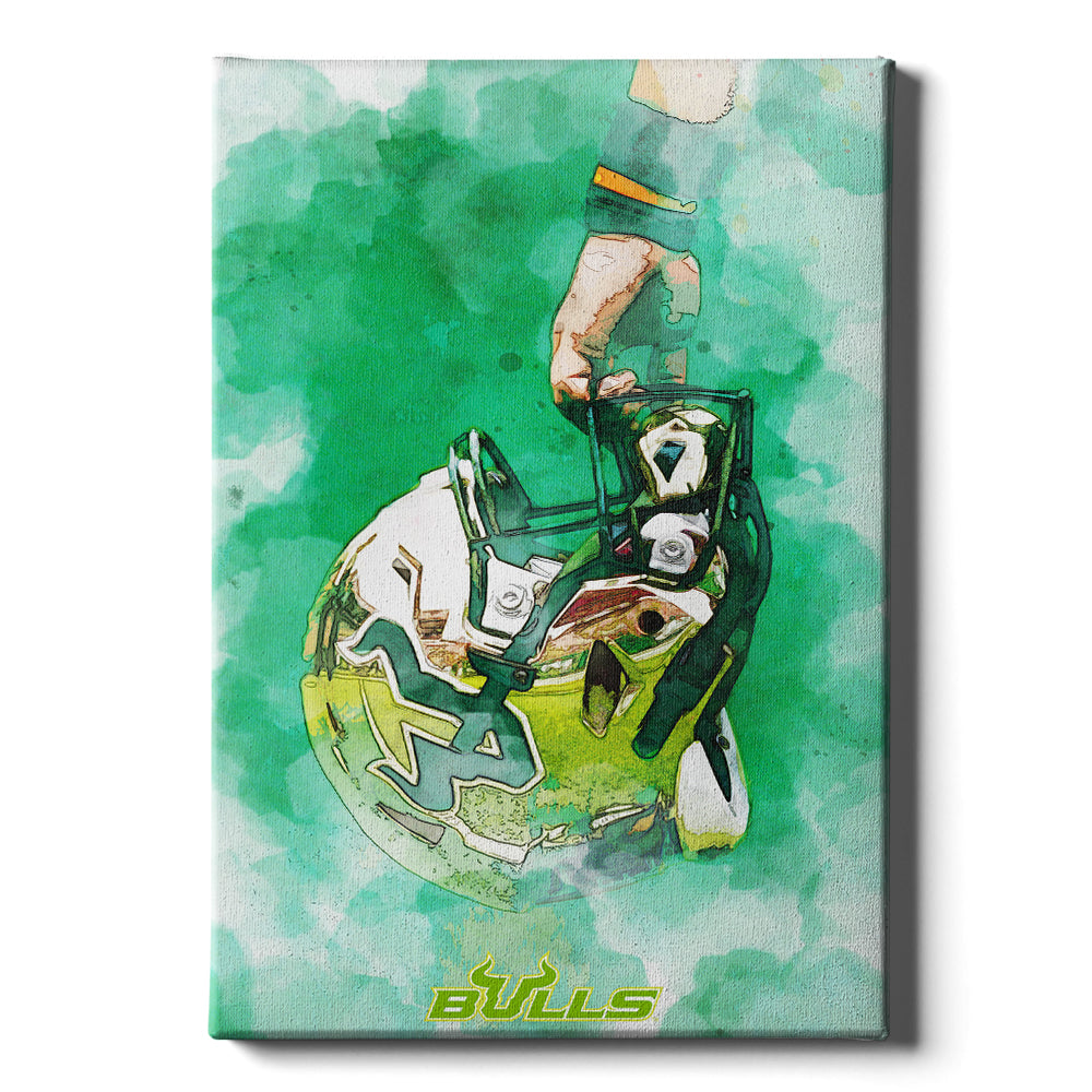 USF Bulls - Bulls Ready for Battle - College Wall Art #Canvas
