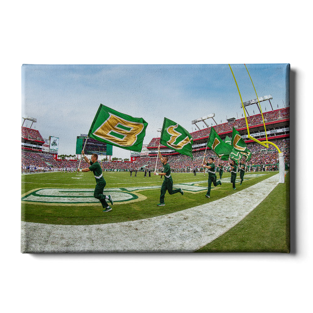 USF Bulls - Bulls Score - College Wall Art #Canvas