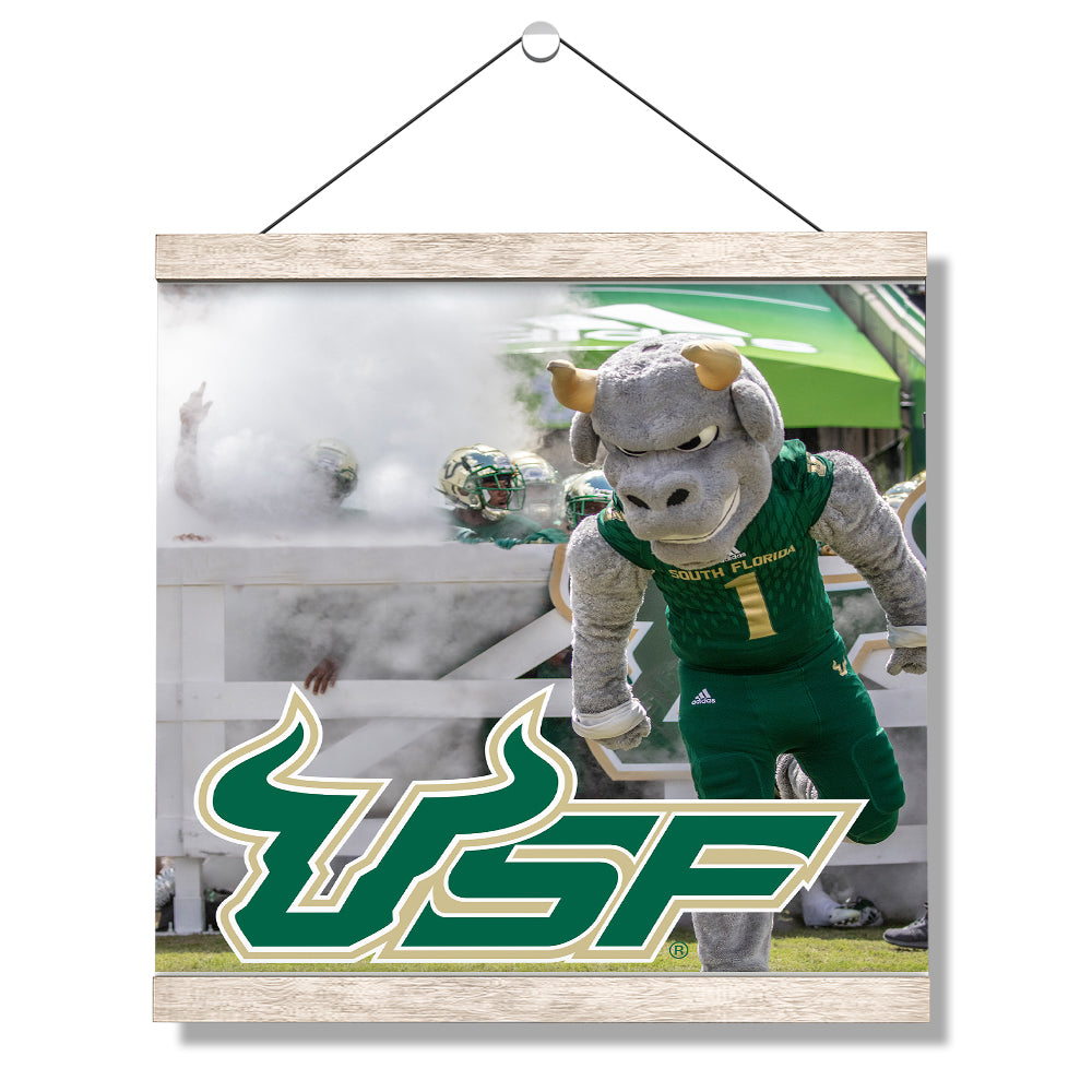 USF Bulls - USF Bulls Stampeed - College Wall Art #Canvas