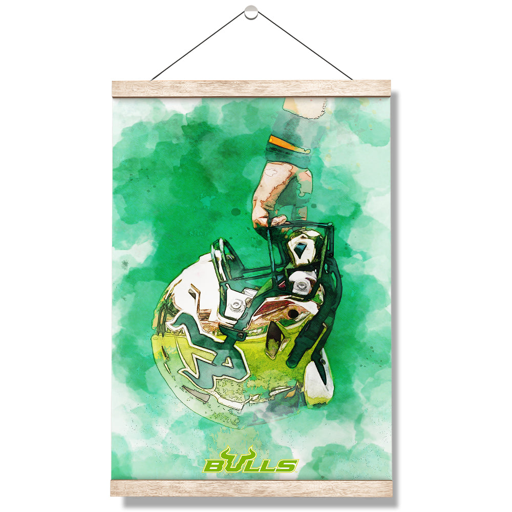 USF Bulls - Bulls Ready for Battle - College Wall Art #Canvas