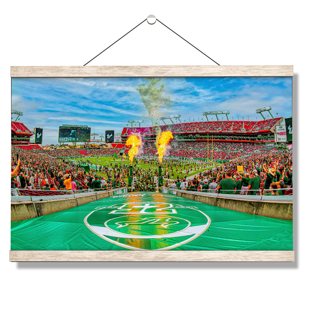 USF Bulls - Enter Bulls - College Wall Art  #Canvas