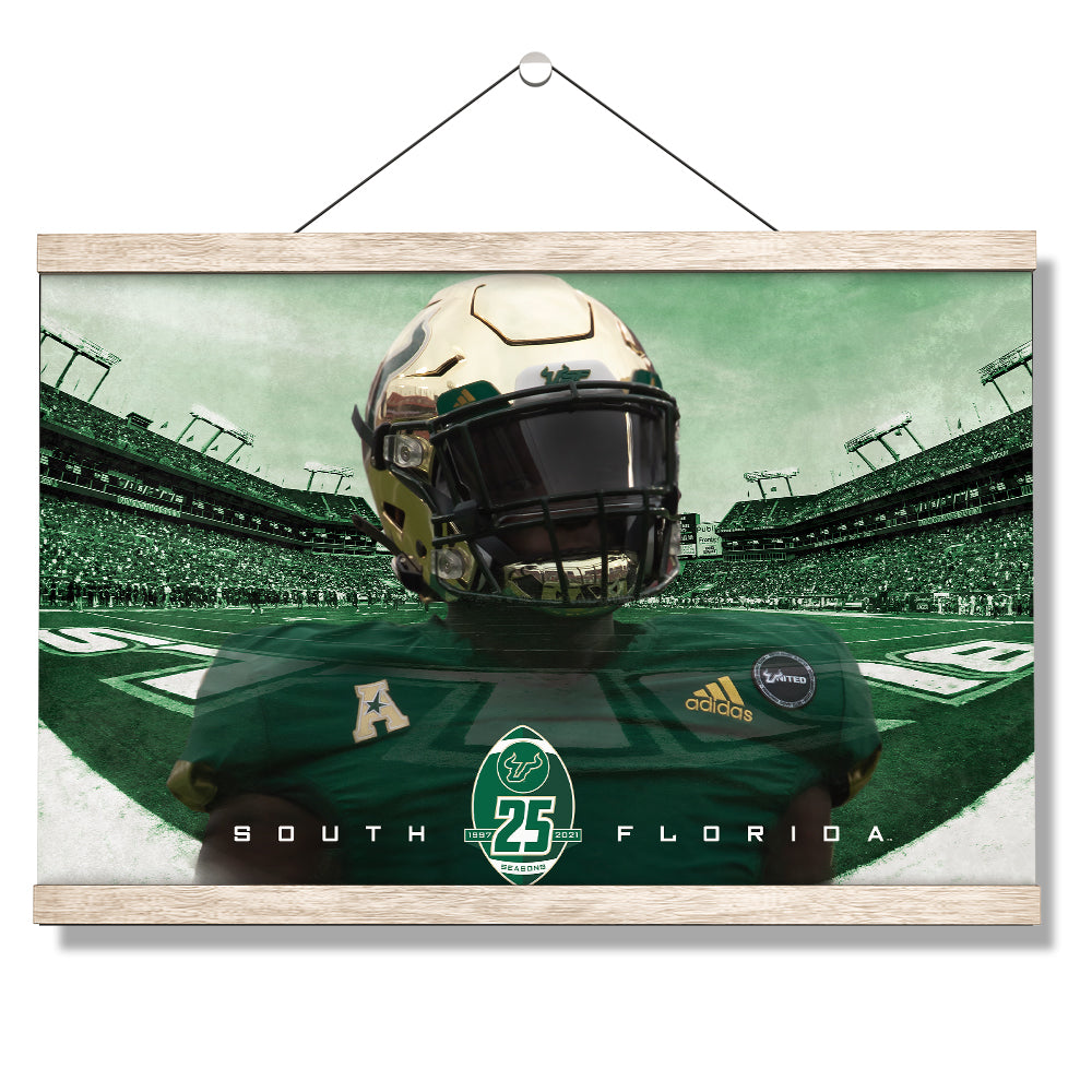 USF Bulls - South Florida 25 Years - College Wall Art #Canvas