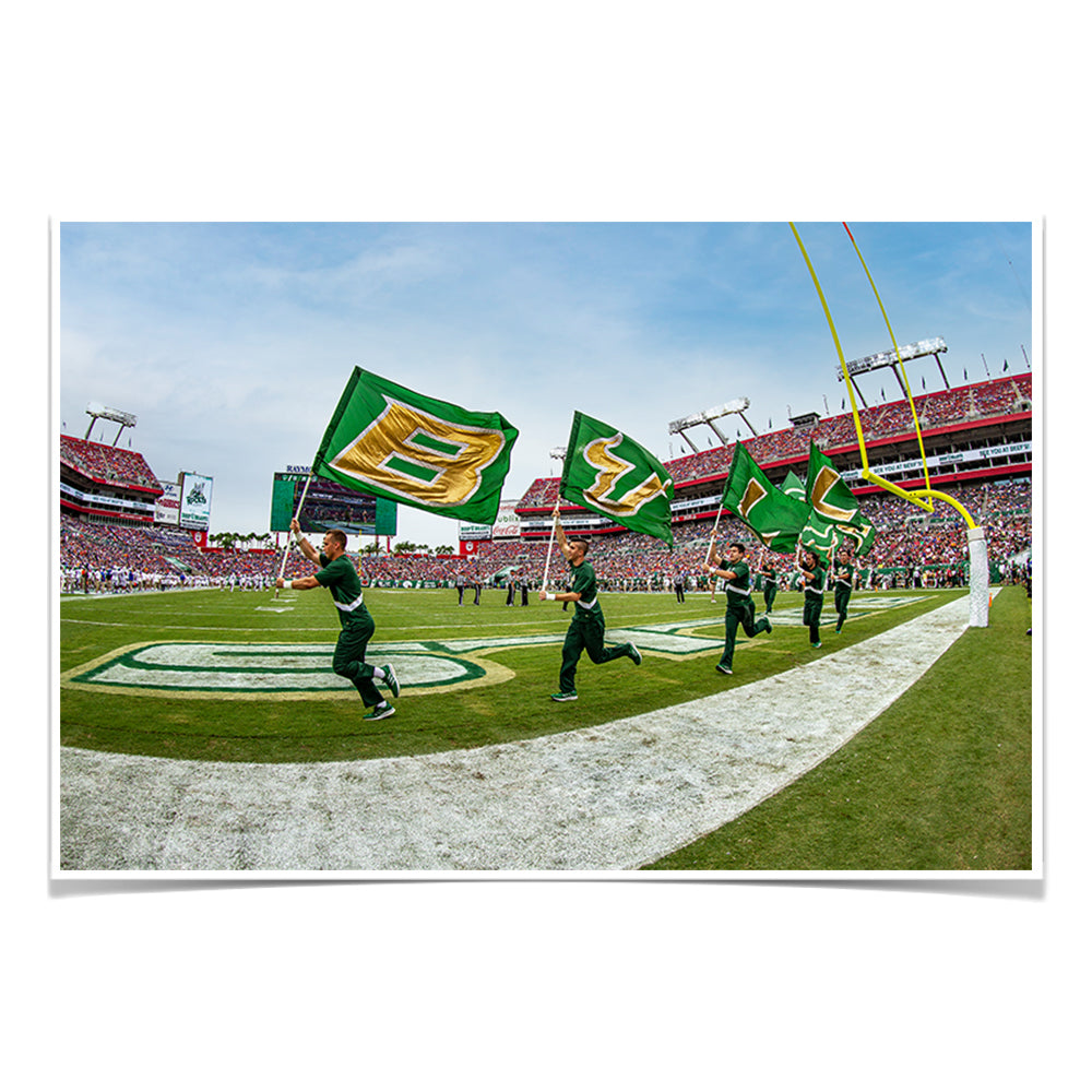 USF Bulls - Bulls Score - College Wall Art #Canvas