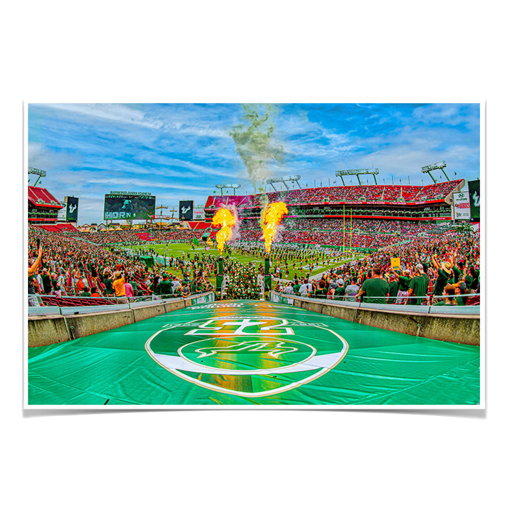 USF Bulls - Enter Bulls - College Wall Art  #Canvas