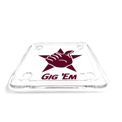 Texas A&M - Gig 'Em Drink Coaster