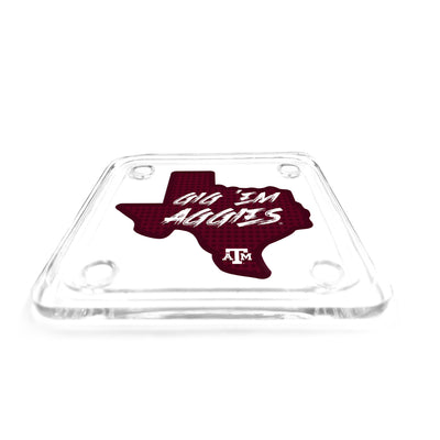 Texas A&M - GIG 'EM Aggies State Drink Coaster