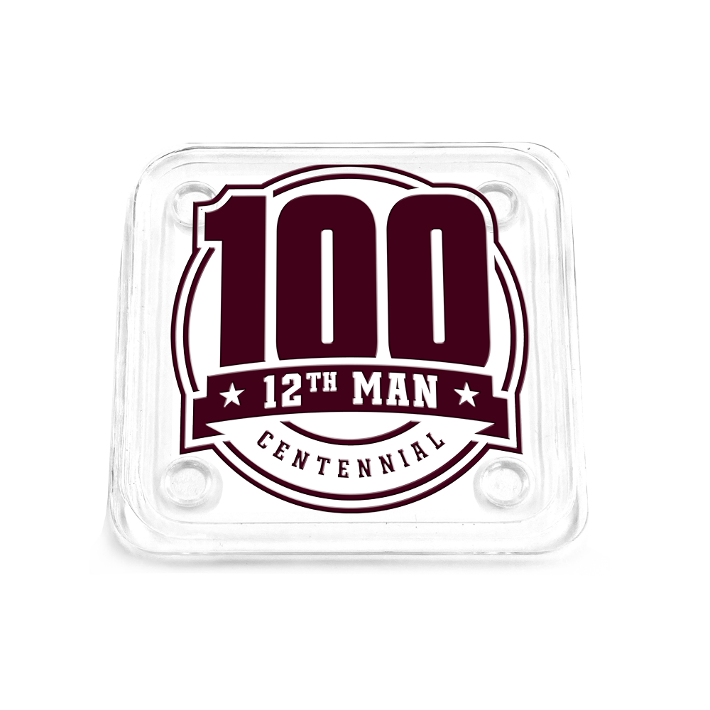 Texas A&M - 12th Man Centennial Seal Drink Coaster
