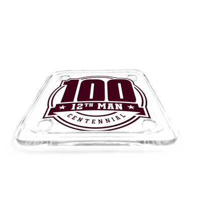 Texas A&M - 12th Man Centennial Seal Drink Coaster