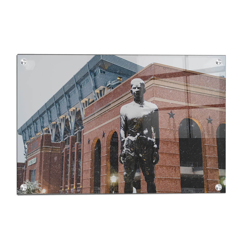 Texas A&M - Winter Kyle Field - College Wall Art #Canvas