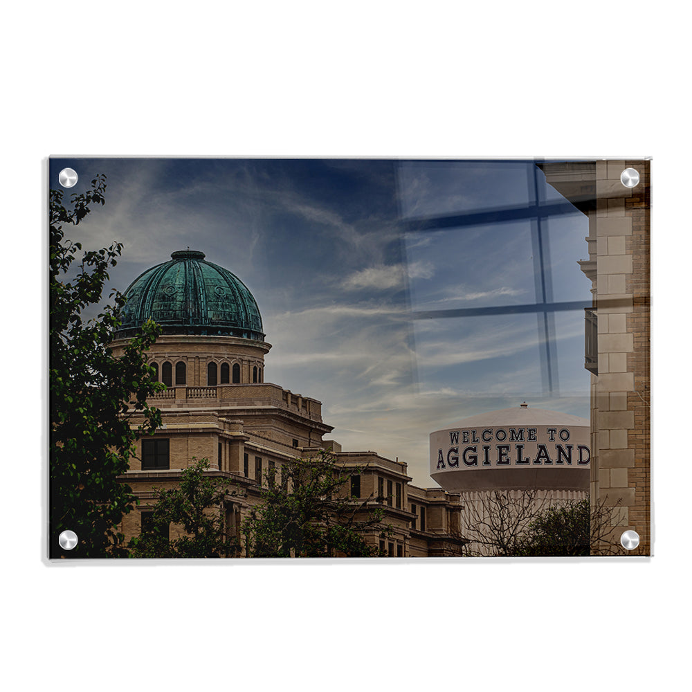 Texas A&M - Welcome to Aggie Land - College Wall Art #Canvas