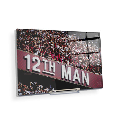 Texas A&M - 12th Man - College Wall Art #Acrylic Mini