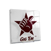 Texas A&M - Gig 'Em - College Wall Art #Acrylic Mini