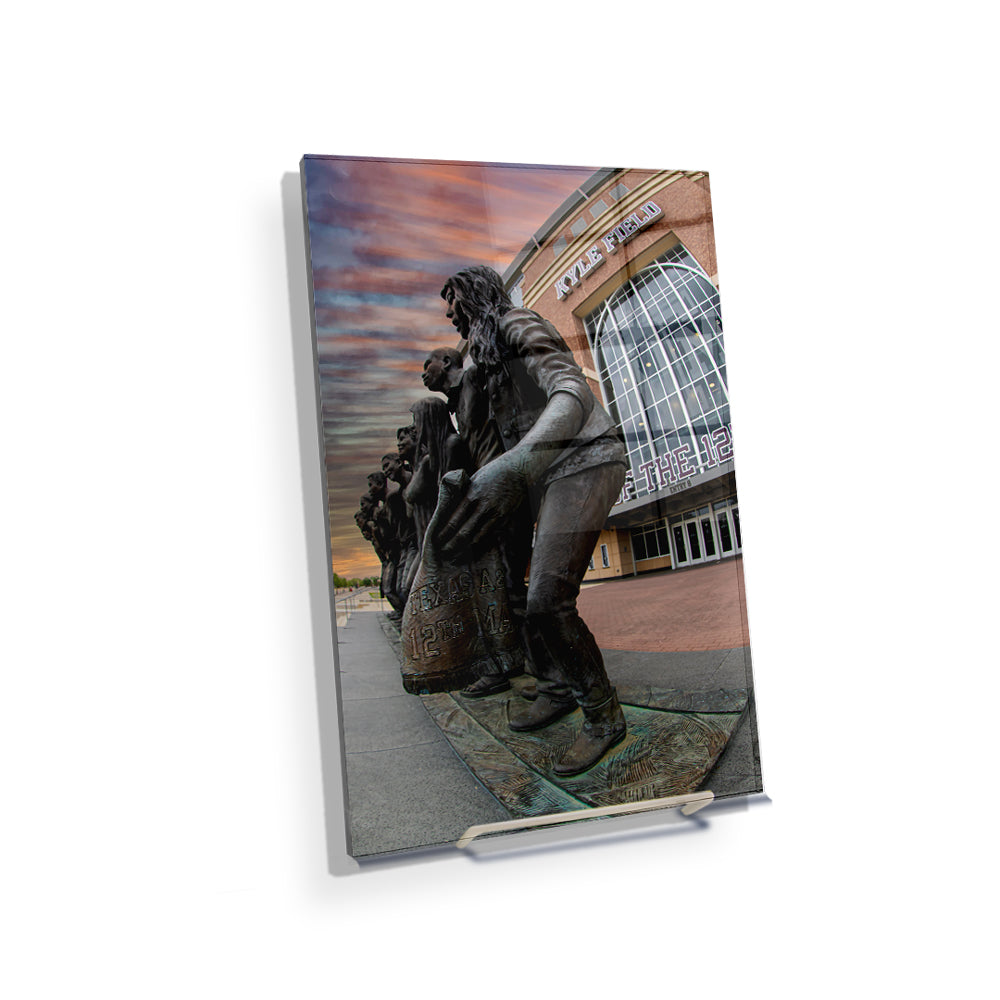 Texas A&M - The Heart of Texas A&M - College Wall Art #Canvas