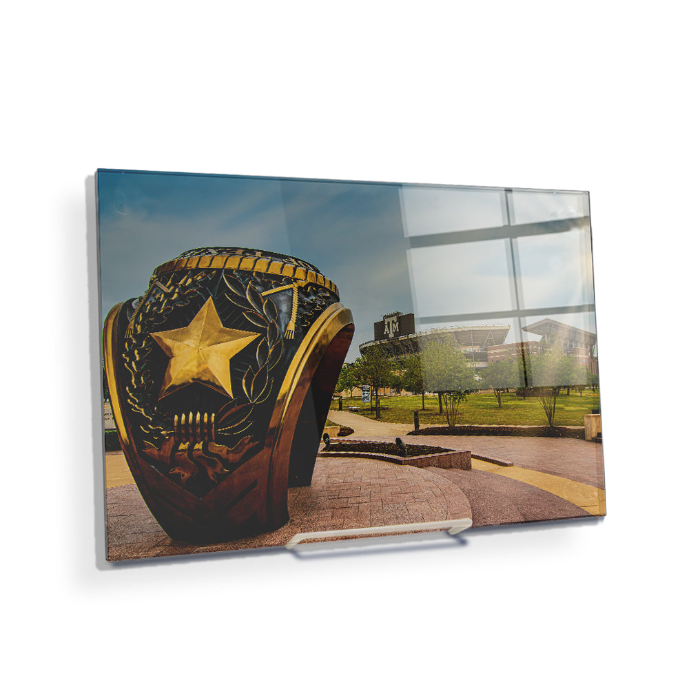 Texas A&M - The Aggie Ring - College Wall Art #Canvas