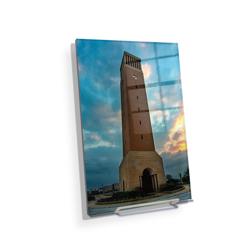 Texas A&M - Albrittan Tower Sunset - College Wall Art  #Canvas