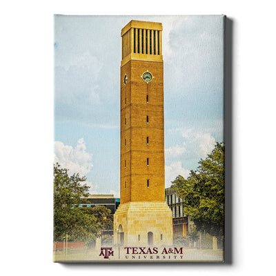 Texas A&M - TAM Albritton Bell Tower - College Wall Art #Canvas