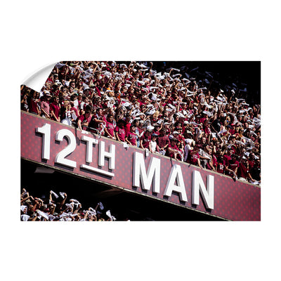 Texas A&M - 12th Man - College Wall Art #Wall Decal