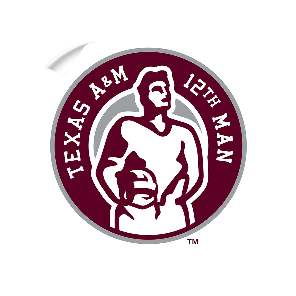Texas A&M - 12th Man Logo - College Wall Art #Canvas