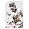 Texas A&M - Football Snow - College Wall Art #Wall Decal