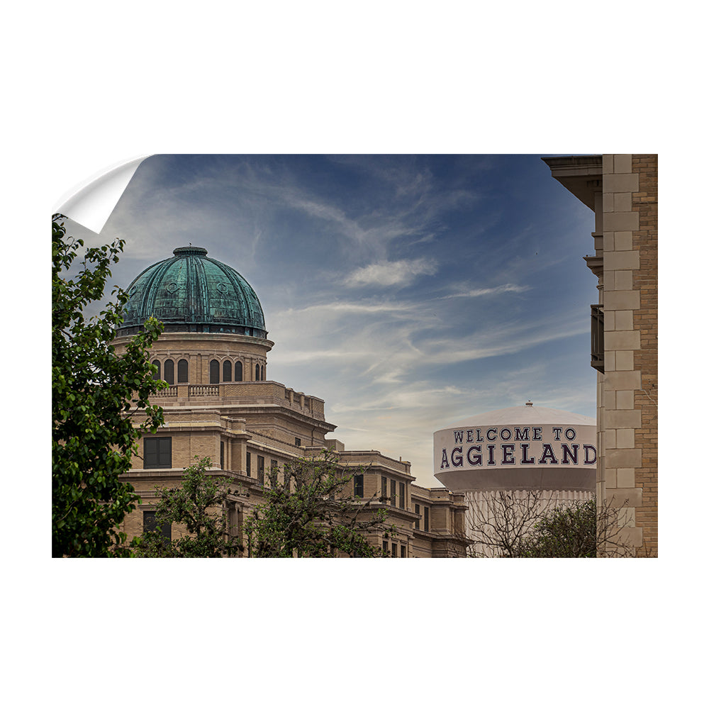 Texas A&M - Welcome to Aggie Land - College Wall Art #Canvas