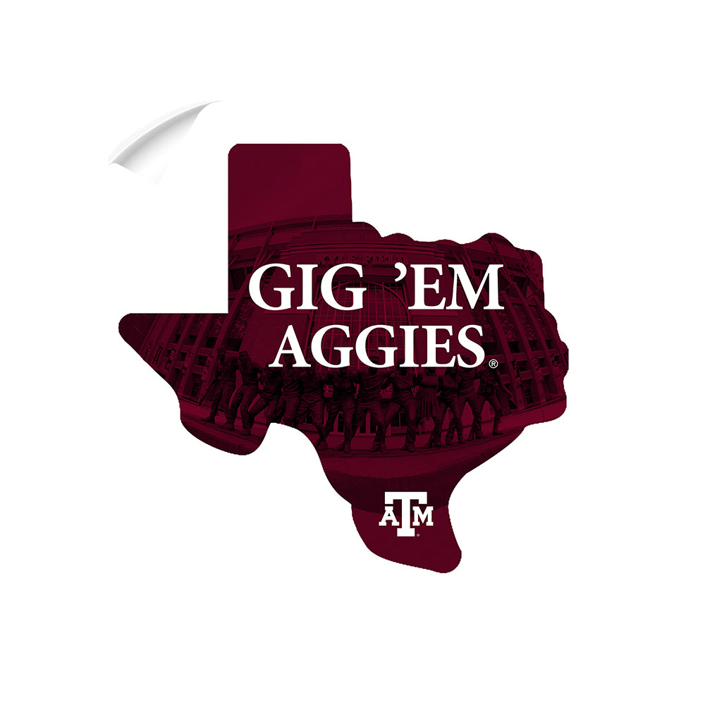 Texas A&M - GIG 'EM Aggies -  College Wall Art  #Canvas