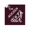 Texas A&M - GIG 'EM Aggies Reveille - College Wall Art #Wall Decal