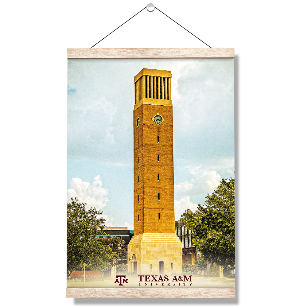 Texas A&M - TAM Albritton Bell Tower - College Wall Art #Canvas